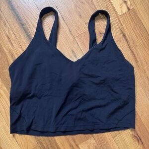 Lululemon Align Crop Tank Blk sz 14